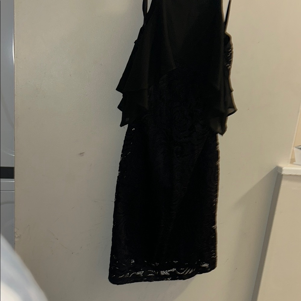 Elegant Black Lace Dress